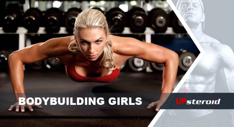 ボディビルをする女の子