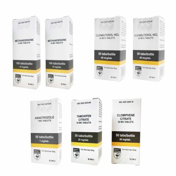 ドライマッスルパック（経口） ディアナボル＋クレンブテロール＋PCT（8週間） ヒルマ