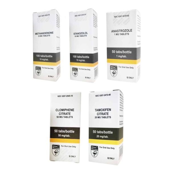 ヒルマ・リーン・マッスルゲインパック：経口ステロイド剤（ダイアナボル＋ウィンストロール）（4週間分）