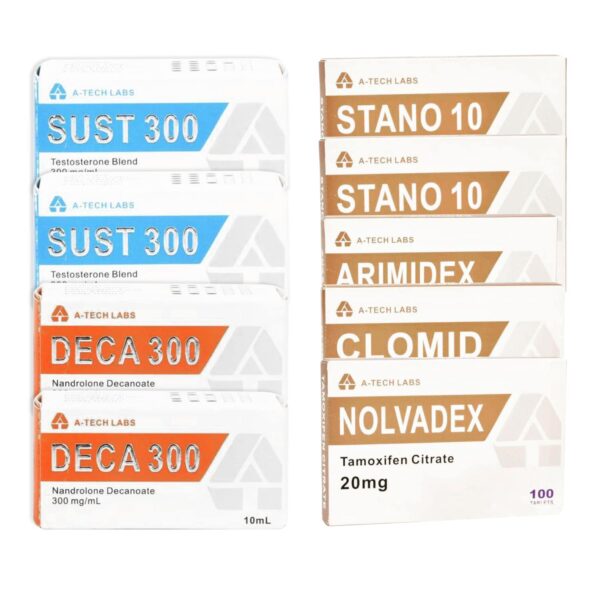 筋肉増強パック（経口注射）サスタノン＋デカ＋ウィンストロール（8週間）Aテック