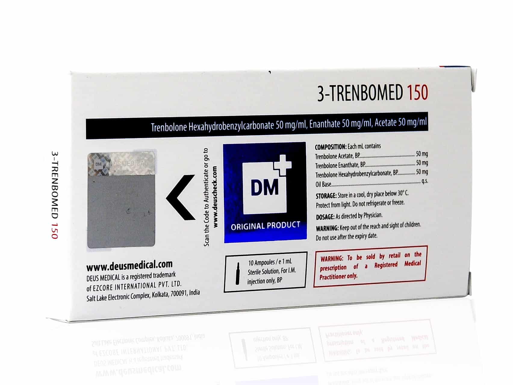 DEUSMEDICAL 3 TRENBOMED 150 バック
