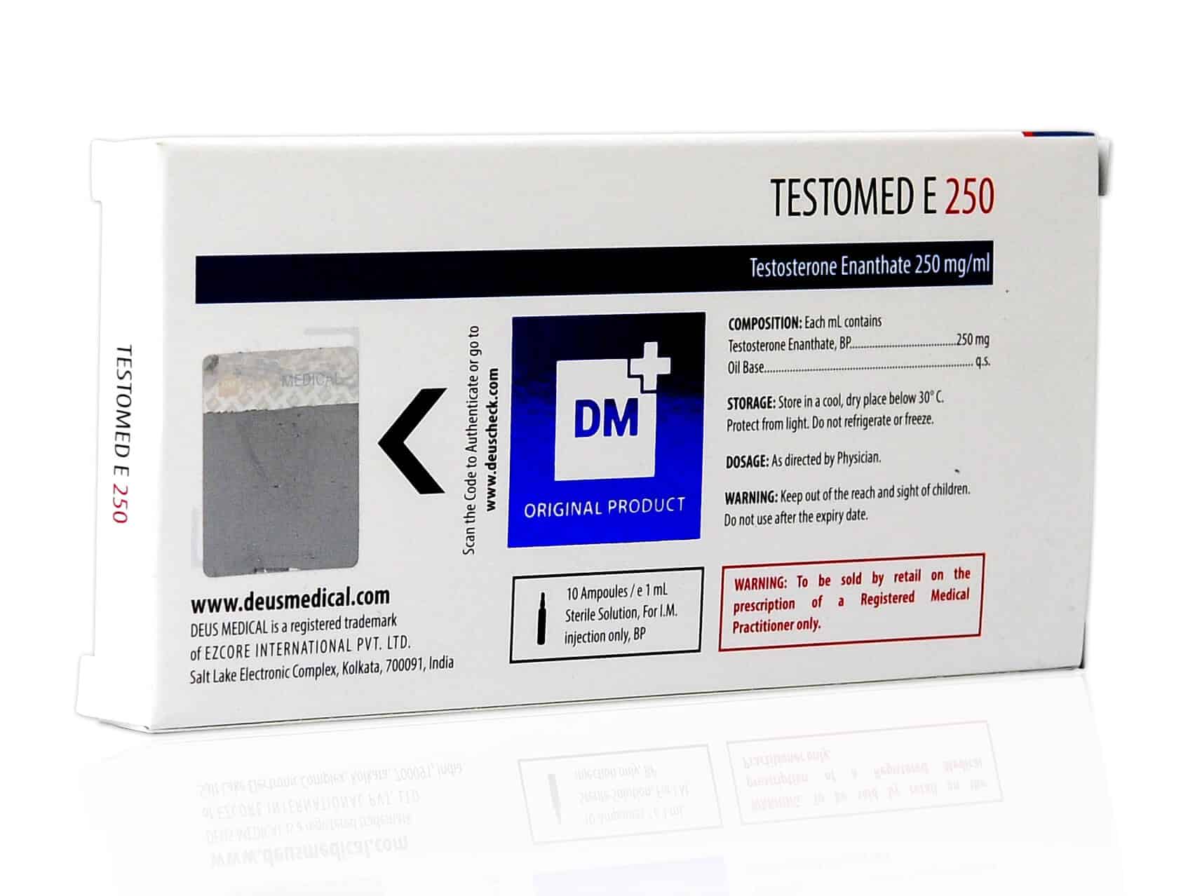 DEUSMEDICAL TESTOMED E 250 バック
