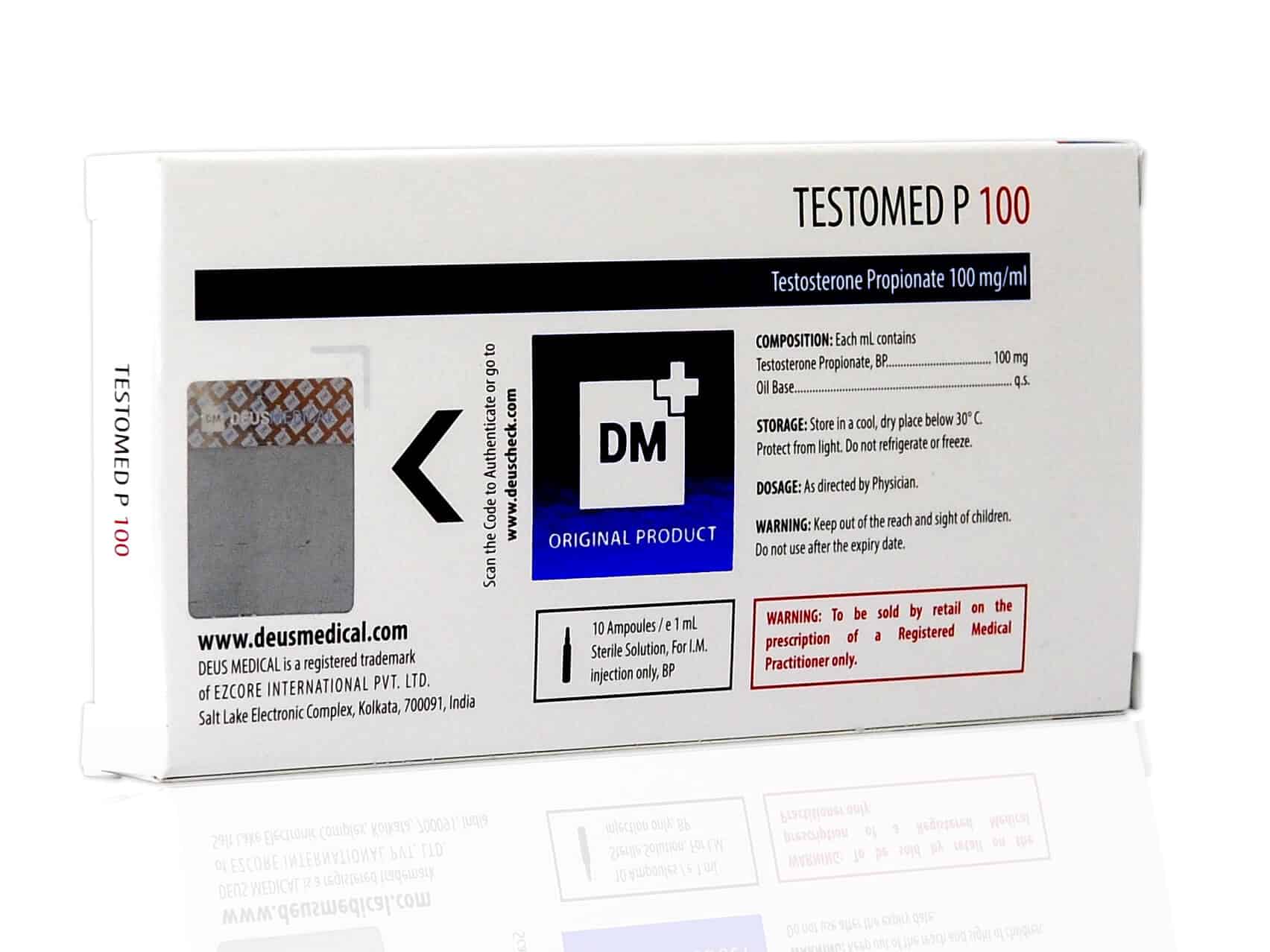 DEUSMEDICAL TESTOMED P 100 バック