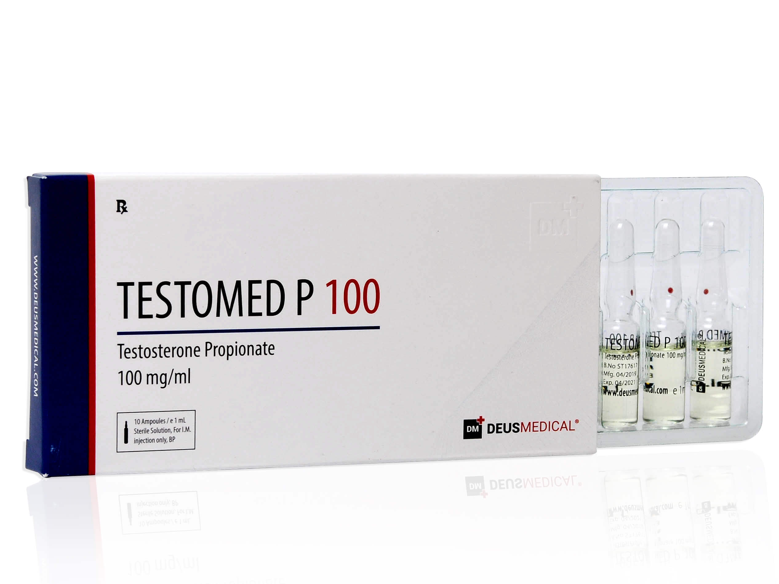 DEUSMEDICAL TESTOMED P 100 フロント+3AMP