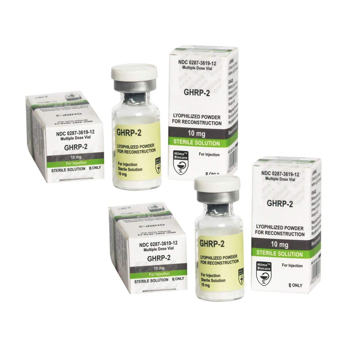 パック2GETPEPTIDES バルキング初心者向けGHRP 2 HILMA BIOCARE