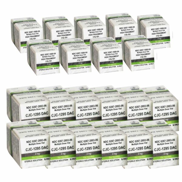 HGHフラグメントアドバンスド減量ペプチドパックCJC 1295 DAC（12週間）ヒルマ