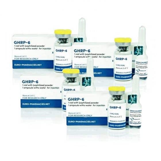 GHRP 6 5mg 1バイアル Euro Pharmacies × 4 560×560