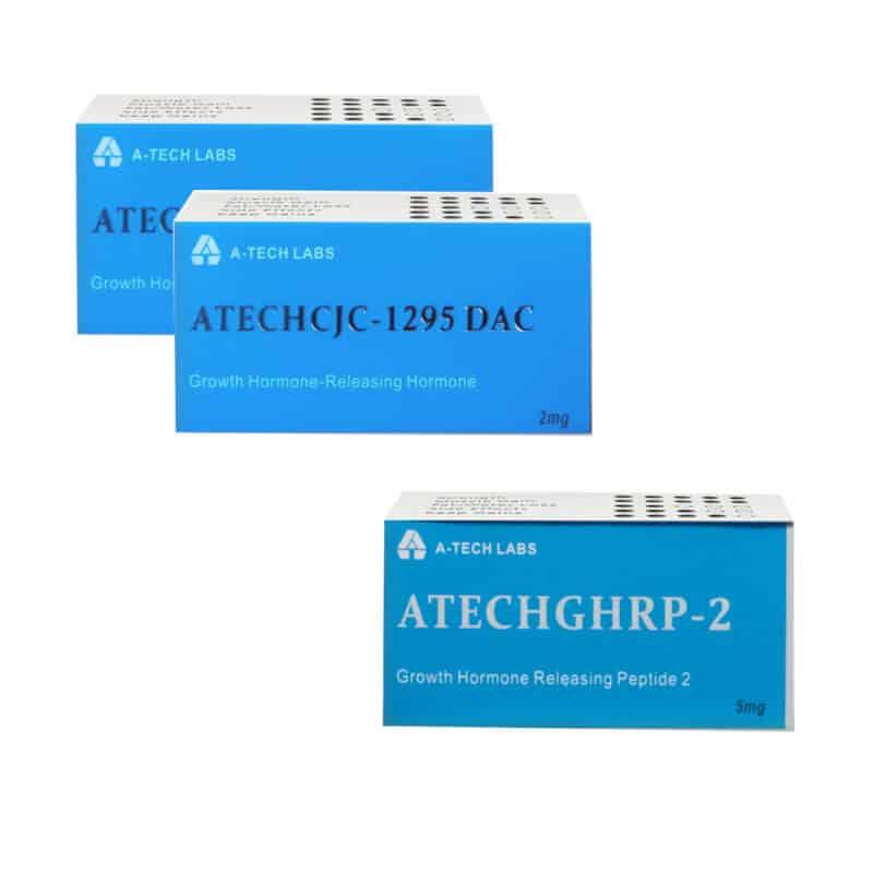 ペプチド増量中間体 GHRP 2 CJC 1295 DAC 12週間パック A Tech labs