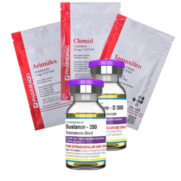 クラシック マスゲイン パック 8週間 サスタノン デカデュラボリン プロテクション PCT Pharmaqo Labs 600×600