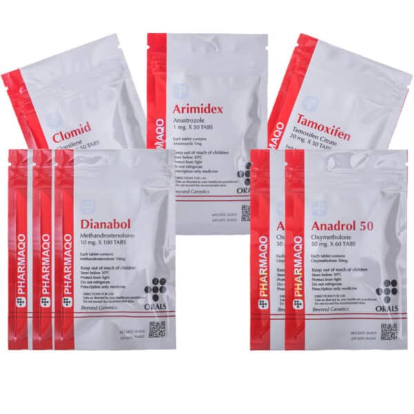 9つの究極のバルキングパック ダイアナボル アナドロール 経口ステロイド 8週間 Pharmaqo Labs 600×600