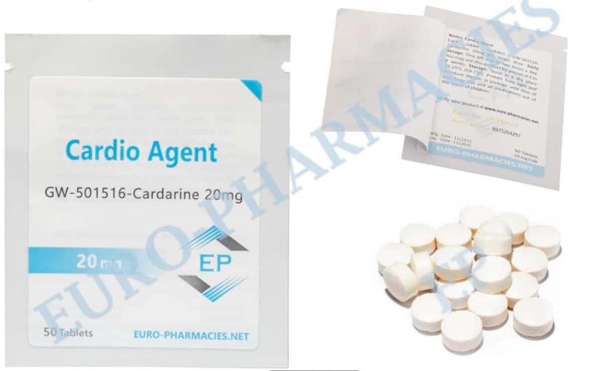 心臓血管系治療薬（カルダリン GW501516）20mg錠 50錠 ユーロファーマシーズ EU