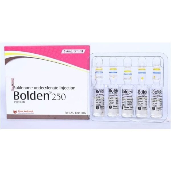BOLDEN - ボルデノンウンデシレン酸エステル 250mg/ml (5アンプル x 1ml) - Shree Venkatesh