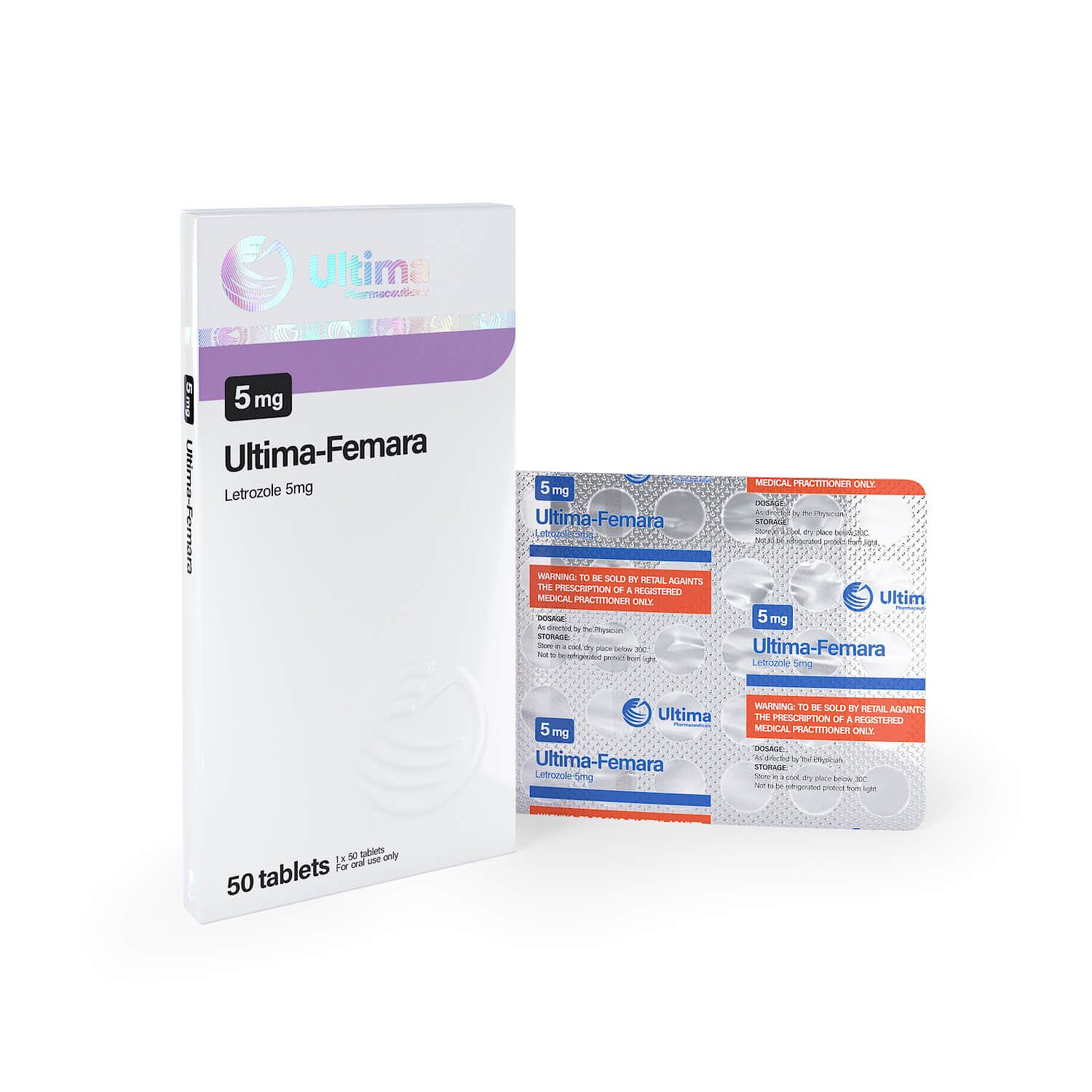 ウルティマ・フェマーラ 50錠 x 5mg