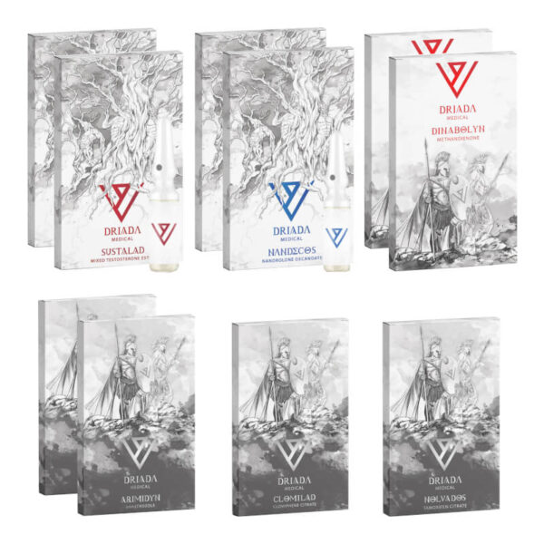 アドバンスド・マスゲイン・パック DRIADA MEDICAL サスタノン デカ ダイアナボル 8週間