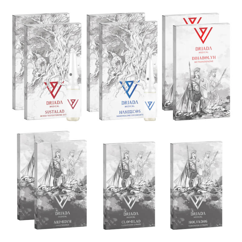 アドバンスド・マスゲイン・パック DRIADA MEDICAL サスタノン デカ ダイアナボル 8週間