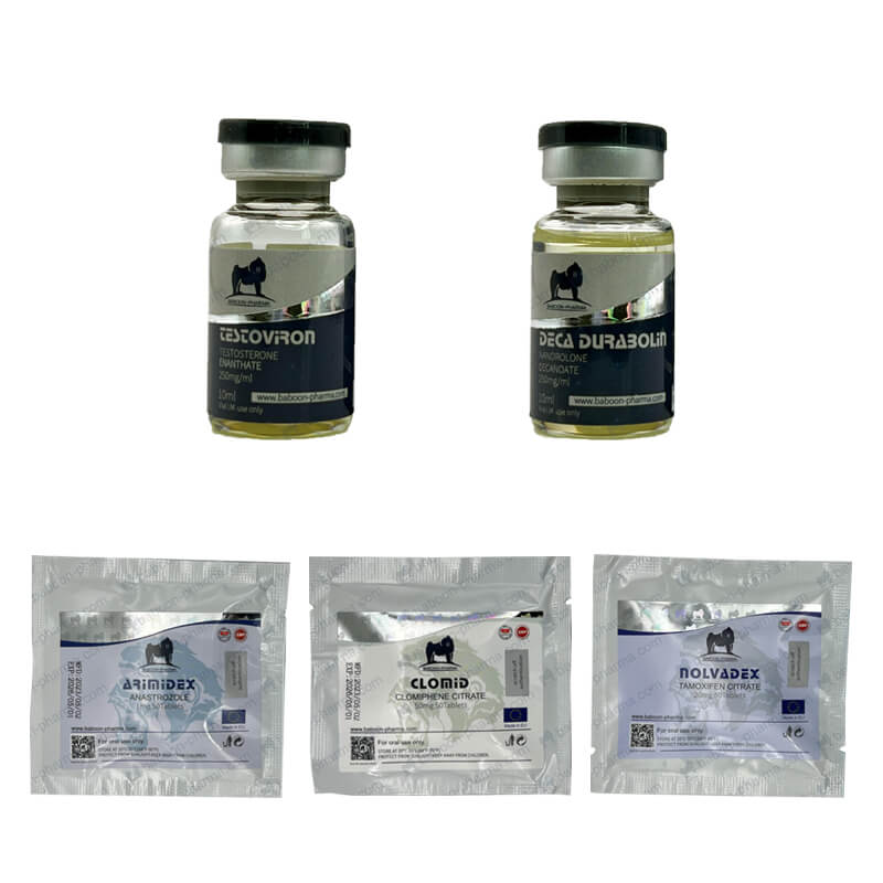 Baboon Pharma 8週間増量パック：INJECT エナンテート 250 デカ