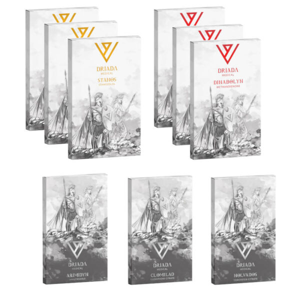 ドリアダメディカル リーンマスゲインパック：経口ステロイド ダイアナボル＋ウィンストロール（8週間分）