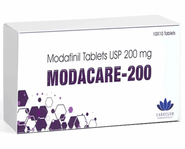 Modacare 200mg モダフィニル錠 USP 100錠 薬局 EU