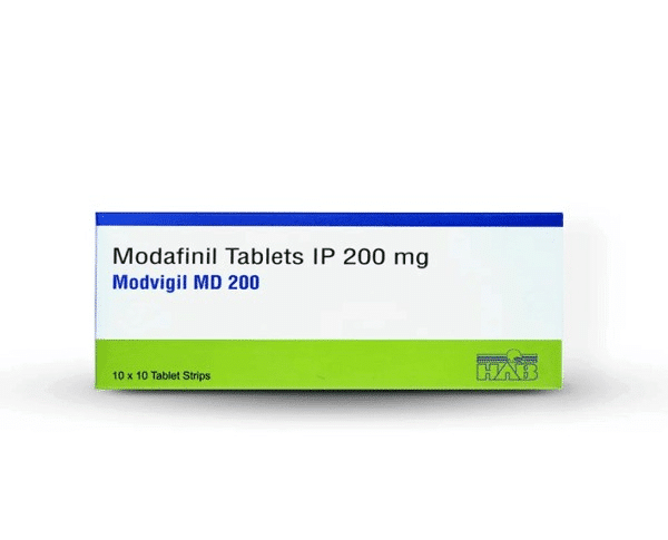 Modvigil MD 200mg モダフィニル錠 IP 100錠 EU薬局