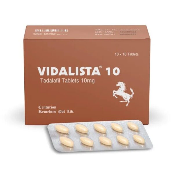 Vidalista 10mg タダラフィル錠 100錠 EU薬局