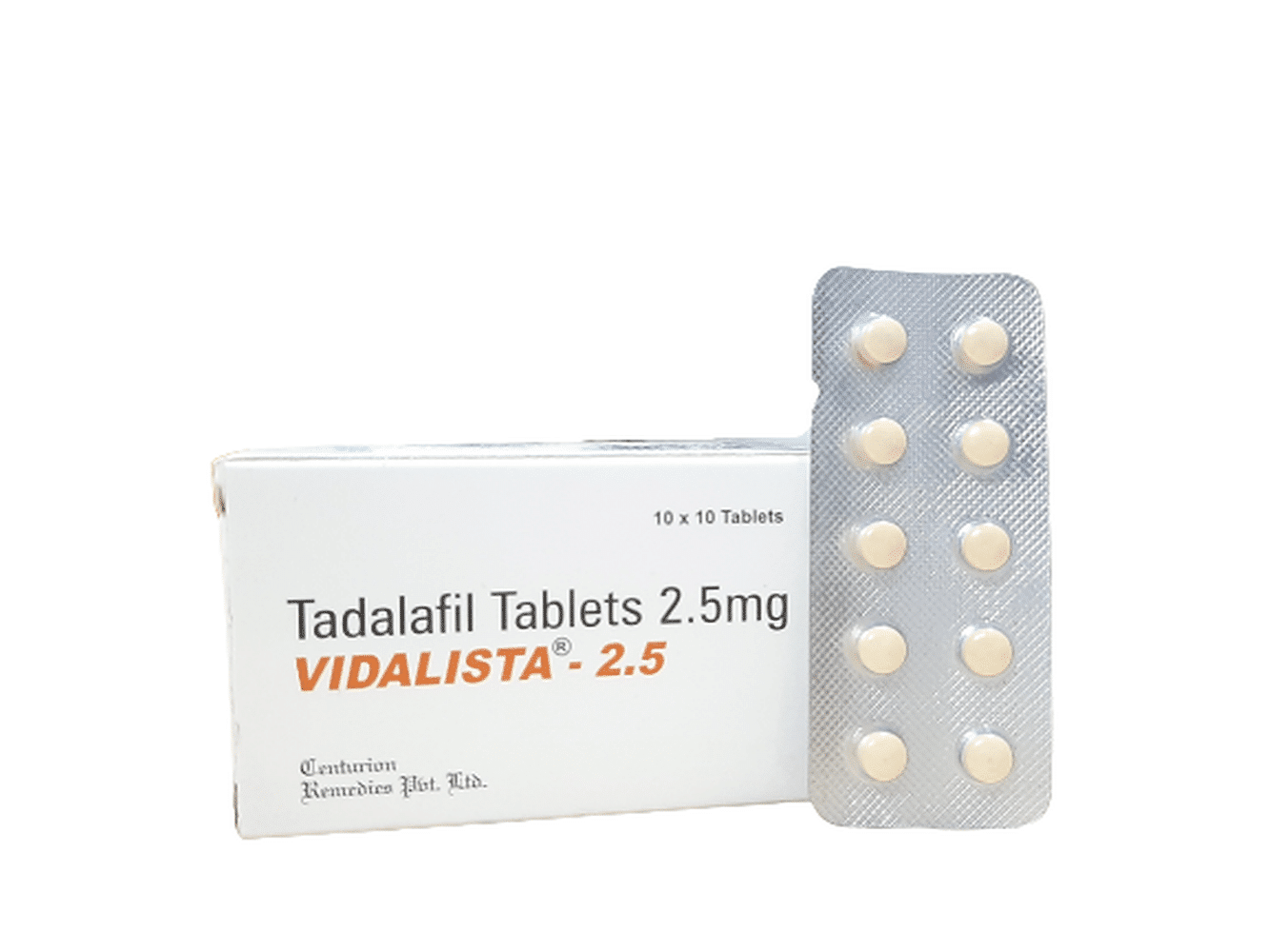 Vidalista 2.5mg タダラフィル錠 100錠 EU薬局