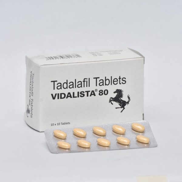 Vidalista 80mg タダラフィル錠 100錠 EU薬局