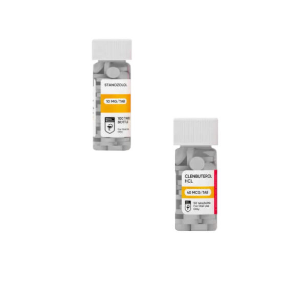 女性の Winstrol+ Clenbuterol ヒルマ (8 週間) の減量導入パック