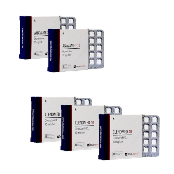 女性向け高度減量パック アナバー クレンブテロール 8週間 デウス