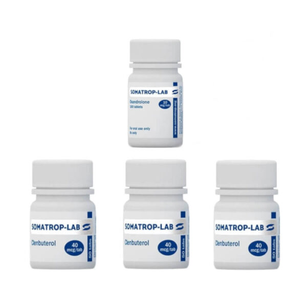 女性向け高度減量パック：アナバー（レンブテロール）、8週間、ソマトロップラボ