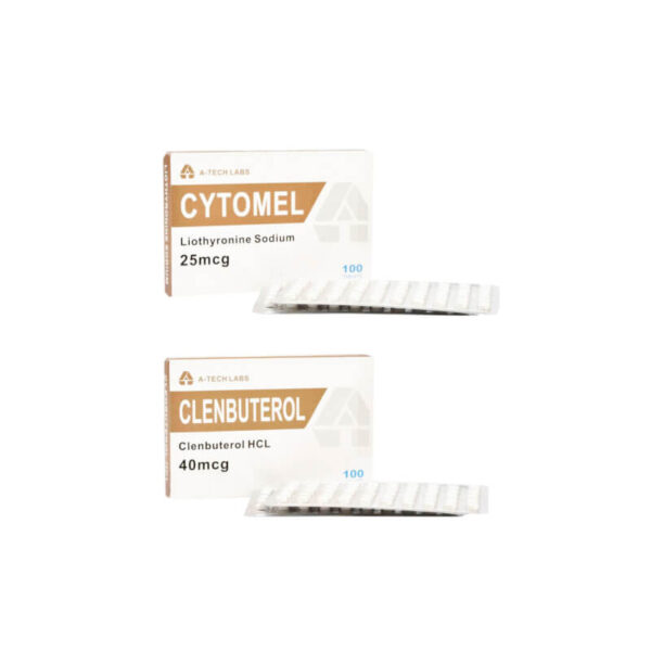女性向け減量パック　A TECH LABS クレンブテロール + T3（8週間分）