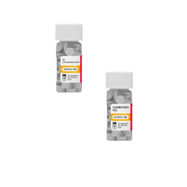 ヒルマ女性用減量パック：クレンブテロール＋T3（8週間分）
