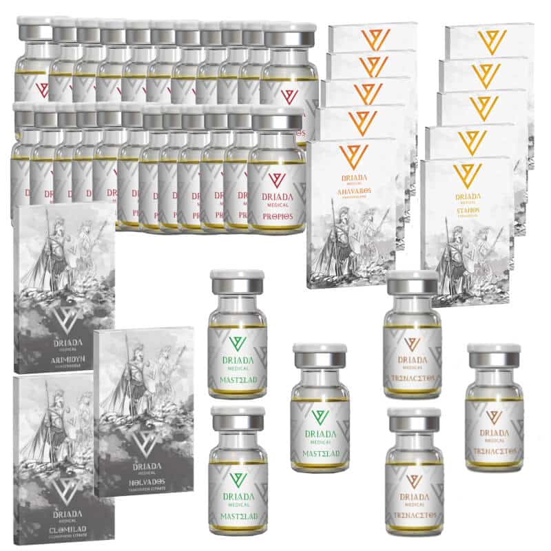 エクストリーム ドライ マス ゲイン パック テストステロン P トレンボロン A マスト P アナバー ウィンストロール 経口 16 週間 DRIADA