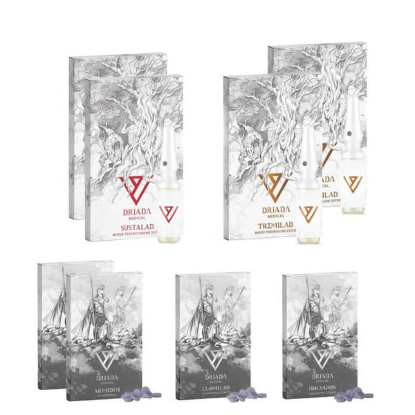 除脂肪体重パック アドバンスト 10 週間 Sustanon Tri Tren Driada Medical 1