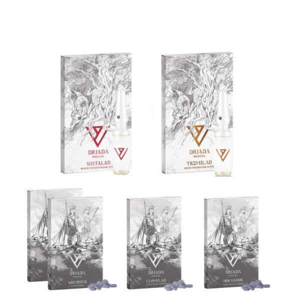 除脂肪体重パック 10 週間 Sustanon Tri Tren Driada Medical 1