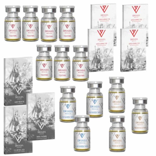 エクストリーム マス ゲイン パック TEST E DECA TREN A DIANABOL 16 週間 DRIADA