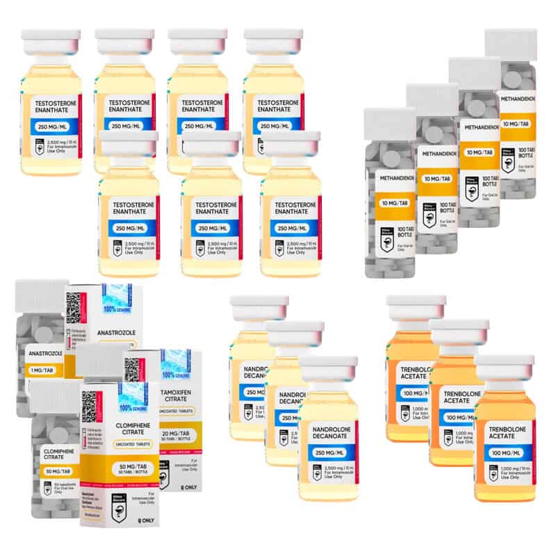 エクストリームマスゲインパック TEST E DECA TREN A DIANABOL 16週間 HILMA