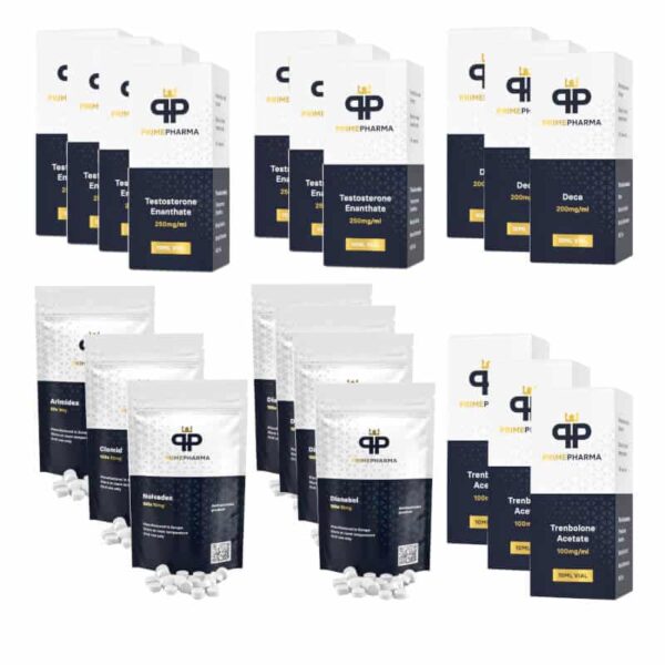 エクストリームマスゲインパック TEST E DECA TREN A DIANABOL 16週間 プライムファーマ