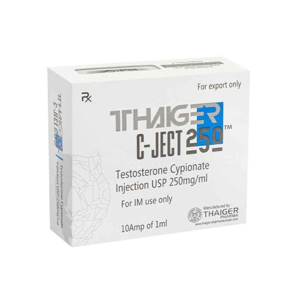 C JECT 250 MG (テスト C) 10 アンプル THAIGER PHARMA