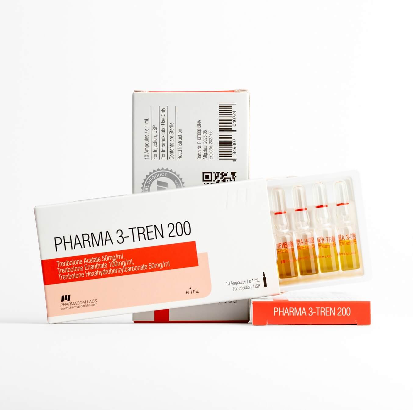 ファーマコム社製 3 TREN 200 アンプル（10 x 1 ml x 200 mg）