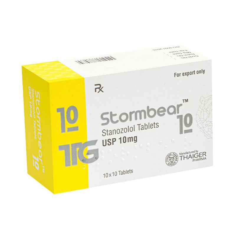 STORMBEAR 10 MG (スタノゾロール) 100 錠 THAIGER PHARMA