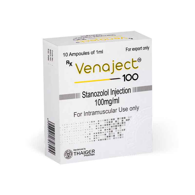 VENAJECT 100 MG (スタノゾロール) 10 アンペア THAIGER PHARMA