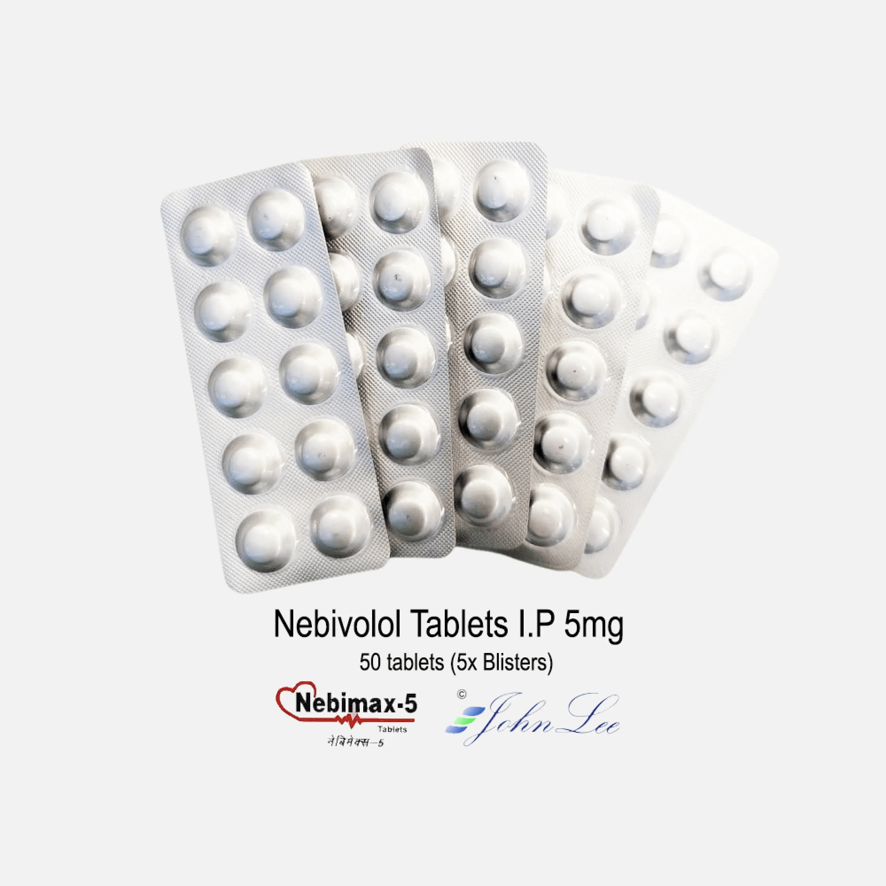 ネビボロール5mg ネビマックス5 50錠 5ブリスターパック ドリアダメディカル
