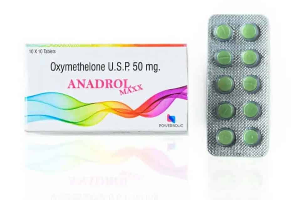 ANADROL MAXX - オキシメテオロンUSP 50mg 100錠 - POWERBOLIC