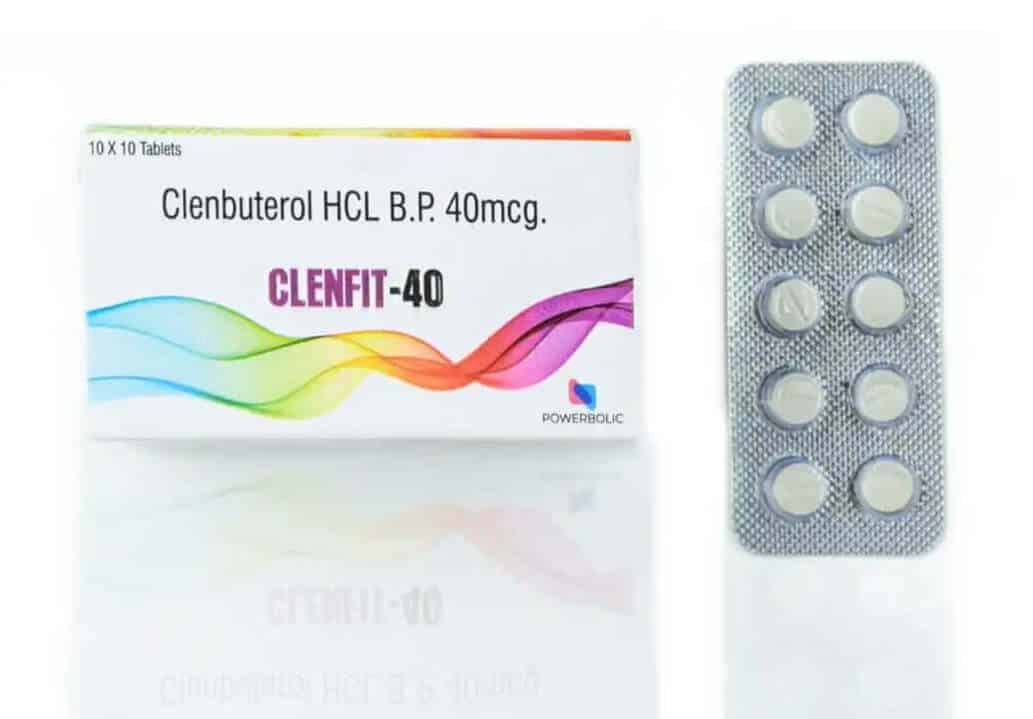 CLENFIT 40 MG - クレンブテロール塩酸塩 40mcg 100錠 - POWERBOLIC
