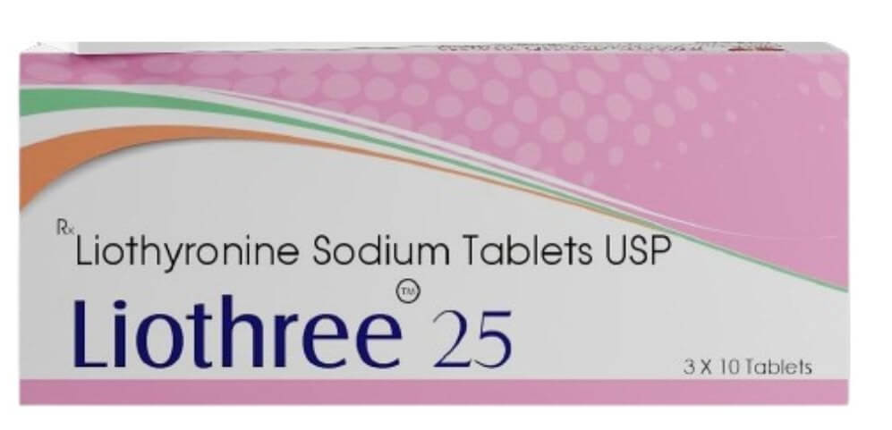 LIOTHREE - リオチロニンナトリウム 25mcg (30錠) - Shree Venkatesh