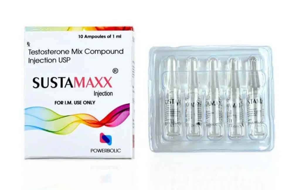 SUSTAMAXX AMP - テストステロン混合化合物 10アンプル - POWERBOLIC