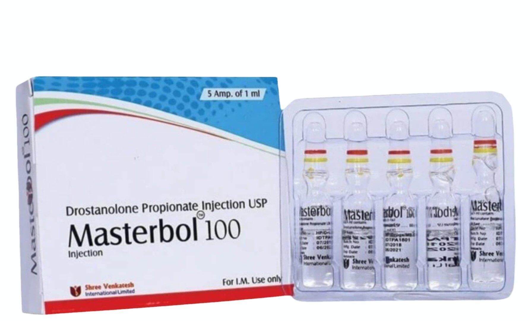 マスターボール100 - ドロスタノロンプロピオン酸エステル100mg/ml（5アンプル×1ml） - シュリー・ヴェンカテシュ