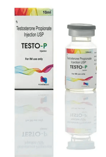 TESTO P 10 ML - テストステロンプロピオン酸エステルUSP 100mg - POWERBOLIC